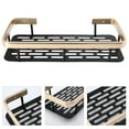 thumbnail image 1 of NUOLUX Repisa Organizadora De Pared Sin Clavos Para En Aluminio Negro Resistente, 1 of 6