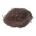 thumbnail image 4 of 2 Jaulas Para Pájaros Con De Mimbre Tejidas Naturales, Para Pájaros/cama Soledad Nido de pájaro de paja tejida a mano, 4 of 9