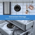 thumbnail image 3 of Electric Pressure Cooker Lid Stand Silicone Holder Storage Rack Kitchen Gadget, 3 of 7