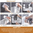 thumbnail image 4 of Shower Caddy LEVERLOC - Estante de ducha con ventosa (10 kg), color blanco, 4 of 9