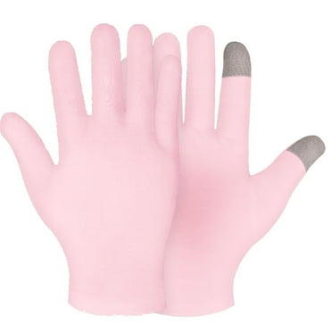 Moisturizing Gloves, White Cotton, 3 Pairs