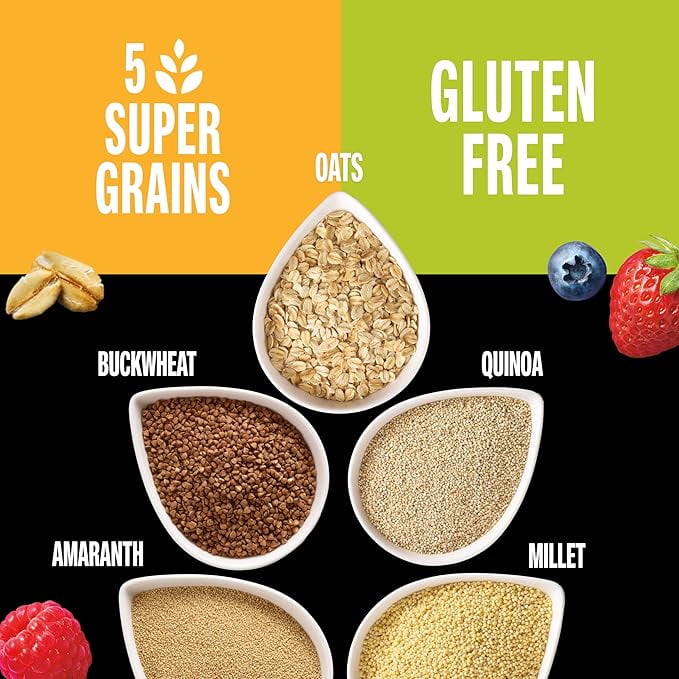 KIND Healthy Grains Energy® Bars 30ct Variety Pack, Dark Chocolate Chunk, Peanut Butter Dark Chocolate, and Mixed Berry, 18-21g Whole Grains, Made with Super Grains, Gluten Free Snacks