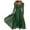 Green, variant on Elegant Chiffon Lace Formal Dresses for Women V Neck Long Sleeved Patchwork Prom Long Dress Flowy Swing Wedding Guest Dresses Green S