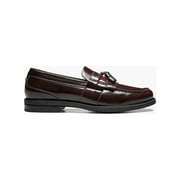 Nunn Bush Keaton Moc Toe Tassel Slip On Shoes Burgundy Multi 84198-644