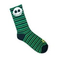 thumbnail image 3 of Disney Nightmare Before Christmas Women's St. Patrick's Day Pom Crew Socks, 1-Pack, Size 4-10, 3 of 6