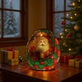 thumbnail image 4 of Hometravel Santa Claus Bubble Bath Night Light, Decorative Indoor Christmas Decor for Bedroom, Tabletop Seasonal Display with Festive Design, Holiday Glow, 4 of 9