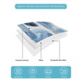 thumbnail image 4 of Twin XL Quilt Bedding Set, Blue Geometric Reversible Summer Quilt 3 Pieces, Modern Abstract Watercolor Bohemia Lightweight Bedspreads Coverlets with 2 Pillow Shams for All Seasons, 4 of 5