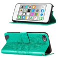 thumbnail image 4 of Funda para iPod Touch 7/6/5 con relieve de mariposa, tapa abatible magnética de cuero premium, 4 of 5