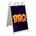 thumbnail image 1 of BBQ (24" X 36") Deluxe A-Frame Signicade, Includes 2 Removable Panels & Stand, 1 of 4