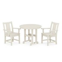 POLYWOOD® Prairie 3-Piece Farmhouse Dining Set in Sand