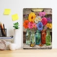 thumbnail image 5 of Acrylic Writing Board Silver 12.5*9 Inch Clipboards Transparent Acrylic Material Suitable For Office Classroom Teachers Fashion Bloggers Stationery Enthusiasts Country Style Vase, 5 of 9