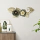 thumbnail image 2 of Arte de pared de metal moderno perfecl Escultura de pared decorativa Hierro Verde 52,5 cm x 21 cm, 2 of 8