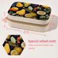 thumbnail image 5 of Thanksgiving Fruit Velvet Portable Earring Organizer Box with Removable Compartment - Ideal Travel Organizer and Jewelry Box Gift, 5 of 7