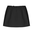thumbnail image 4 of Women's Low Waist Micro Mini Skorts Skirts with Built-in Shorts Casual Elastic Waist Solid Bodycon Mini Skirt Streetwear, 4 of 6