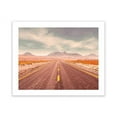 thumbnail image 2 of Wall Art Prints - Unframed HD Printed Travel Picture Poster Decorations for Home Decor Living Dining Bedroom Bathroom College Dorm Room by Humble Chic NY, Endless Highway, Sepia, Brown, Orange, Pink,, 2 of 6