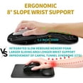 thumbnail image 4 of Ergonomic Mouse Pad Wrist Support with Memory Foam - Topographic Contour, 4 of 6