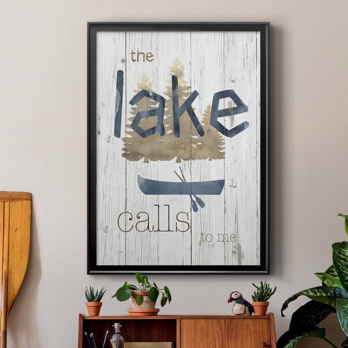 Lake Calls Me Premium Classic Framed Print - Ready to Hang