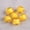 Golden Yellow, variant on U8MO 50pcs Round Pumpkin Colorful Acrylic Plastic Loose Beads Lot for Jewelry Making-Random Mixed-8mm