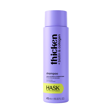 HASK Thicken + Biotin & Collagen Shampoo, 16 fl oz