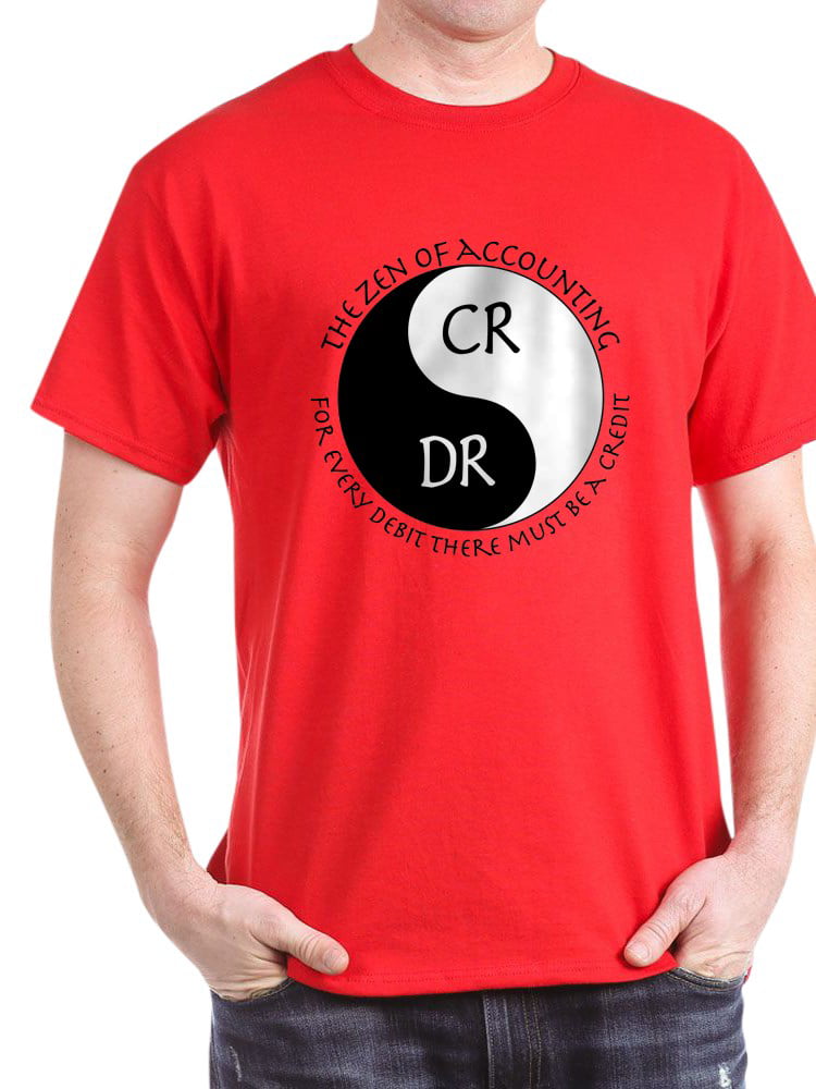 CafePress - Zen Of Accounting Dark T Shirt - 100% Cotton T-Shirt
