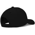thumbnail image 3 of Sport Classic Baseball Hat Custom Referee Letters Structured Cap, Black Hat Gold Letters, 3 of 4