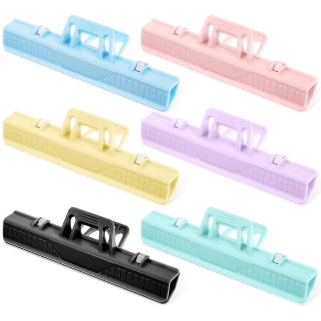 Shisuyan 6 Pcs Clips de Livre de Musique Clips de Marqueurs en Plastique Clips de Papier pour Étudiants Enseignants