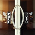 thumbnail image 5 of 3 Pairs Sliding Door Logo Sticker Emblems Stickers Pull Push Office Sign Removable Pvc, 5 of 6