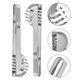 thumbnail image 5 of GOOHOCHY 2 unids Pinzas de comida Pinzas de cocina de acero inoxidable Pinzas de pan Pasta Buffet Abrazaderas, 5 of 7