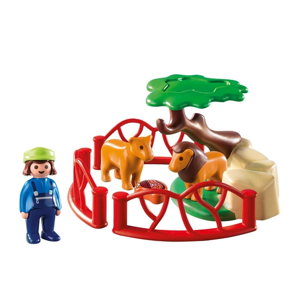 PLAYMOBIL 1.2.3 Lion Enclosure