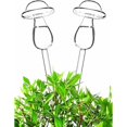 thumbnail image 1 of Cristalería, riego, bebedero automático esférico con forma de hongo, 2 paquetes de bombillas de riego para plantas de interior y exterior, 1 of 5