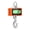 Orange, variant on Digital Hanging Scales 2000kg HD LCD Heavy Duty Crane Scale 4400lb Industrial Hook Lock Site Weighing Blance Remote Control 20m
