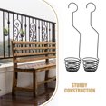 thumbnail image 3 of 3 Pcs Conch Hanging Ornament Hook Plant Wall Spiral, 3 of 8