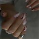 thumbnail image 1 of 24Pcs Almond Fake Nail Press On Nail Artificial Nail False Nail Glues On Nail Striped Designs French Nail Tips Gifts, 1 of 4