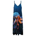 thumbnail image 4 of Octopus in The Mysterious Ocean Sleeveless Dress Women's Luxury Party Dress Birthday Dresses for Women, 4 of 7