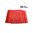 thumbnail image 1 of mesh produce bags 50Pcs Reusable Mesh Net Produce Grocery Toys Fruits Vegetables Drawstring Storage Poly Bags - 20x80cm (Red), 1 of 6