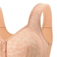 thumbnail image 5 of Antinious Womens Lace Front Closure Wireless Breathable Seamless Support Comfortable Everyday Bra, 5 of 5