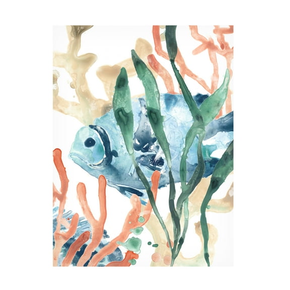 June Erica Vess 'In the Kelp II' Canvas Art