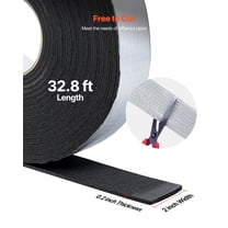 Foil-Backed Pipe Wrap Insulation, 32.8 Feet x 2 Inches, Easy Peel-and-Stick Installation