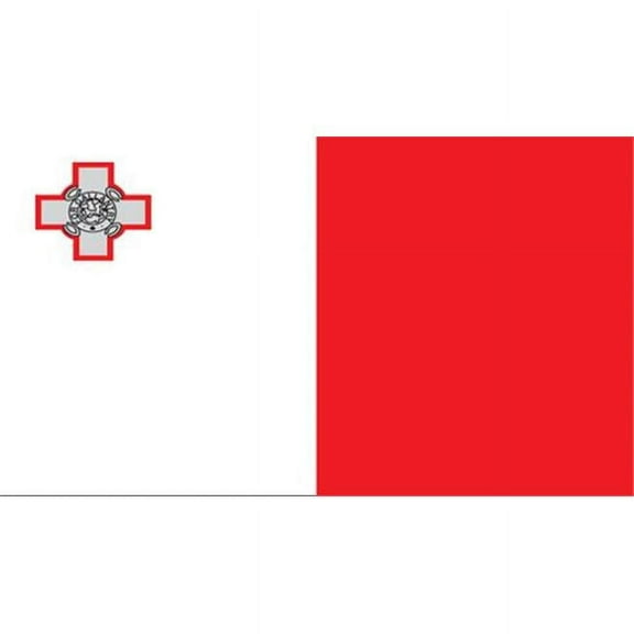 5 ft. X 8 ft. Nyl-Glo Malta Flag