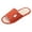 A-Red, variant on Women Men Indoor Slippers Open Toe Non Slip Soft Bottom Linen Unisex Washable Slides Comfortable Bedroom Slide Shoes for Guests Green 9.5