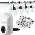 thumbnail image 1 of Paquete de 50 ganchos para luces de Navidad, color blanco, 1 of 7