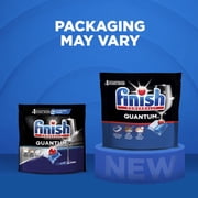 Finish Quantum Dishwasher Pods, No Pre-Rinse Dishwasher Detergent Tabs Soap, Advanced Clean, 27 Count