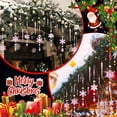 thumbnail image 3 of Dalrosia 32PCS Crystal Christmas Ornaments Crystal Hanging Snowflakes Acrylic Xmas Tree Icicle Drop Crystal Decorations with Hooks for Christmas Snow Party Winter, 3 of 6