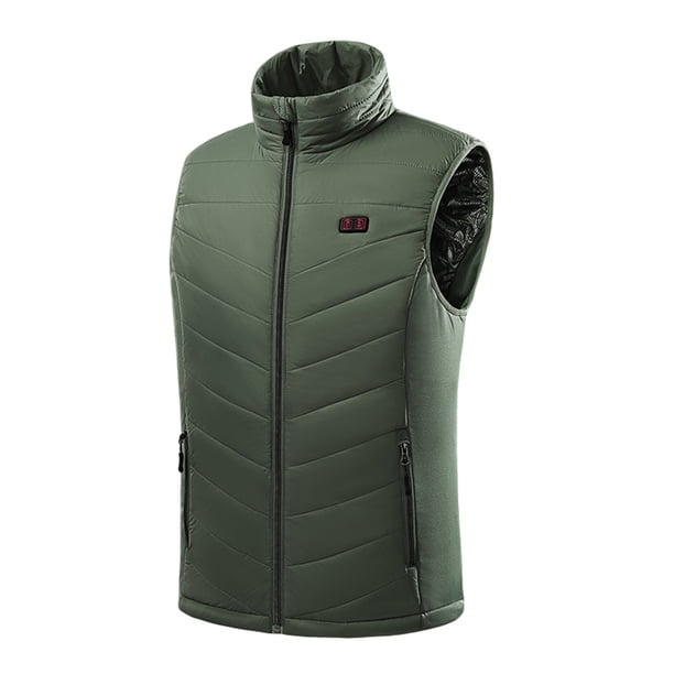 Ropa de abrigo al aire libre Chaleco eléctrico Ropa de abrigo para hombres y mujeres en invierno Pompotops oipoqjl38536