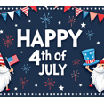 thumbnail image 4 of Decorative Gnomes Independence Day Banner Patriotic July 4th Theme Celebration for Outdoor Party Holiday Event, 4 of 8