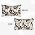 thumbnail image 4 of Kdxio Cotton Pillow Cases Pillowcases,Soft and Breathable Bedroom Pillow Cases-Snake, 4 of 8