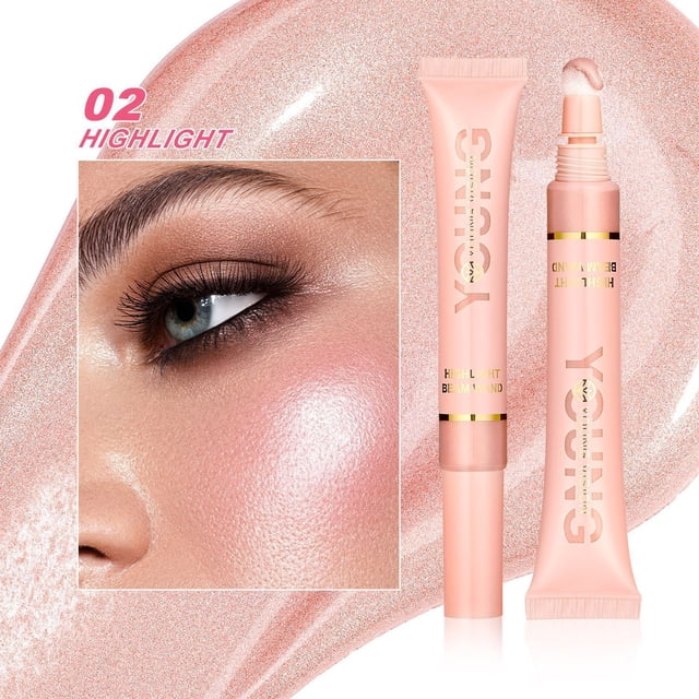 Heliisoer Liquid Cushion Powder Blusher Gloss Stick 10ml Pearl Delicate Powder Blusher Liquid 10ml