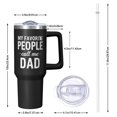thumbnail image 2 of OBREWU My Favorite People Call Me Dad Tumbler with Handle and Lid,40oz My Favorite People Call Me Dad Double Wall Vacuum Insulated Tumbler,My Favorite People Call Me Dad Cups Gift for Women and Men, 2 of 7