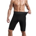 thumbnail image 4 of TFixol Pantalones cortos de sauna para hombre, moldeador de cuerpo, pantalones de yoga atléticos de neopreno más delgados, 4 of 8