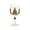 #03, variant on Christmas 3D Wine Glass Collection Gift Box Set, Decorative Raised Christmas Wine Glass with Snowflake Stem, Santa Tree Wreath Snowman Reindeer Holiday Drinkware and Table Decor